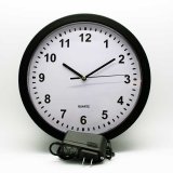 Wi-Fi Wall Clock Hidden Camera with AC Adapter