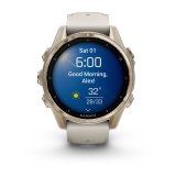 Garmin Fenix 8 Sapphire 43mm – Soft Gold GPS Watch
