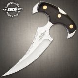 Hibben Vulcan Push Dagger - 7" Full-Tang Fixed Blade