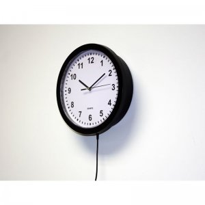 Wi-Fi Wall Clock Hidden Camera with AC Adapter