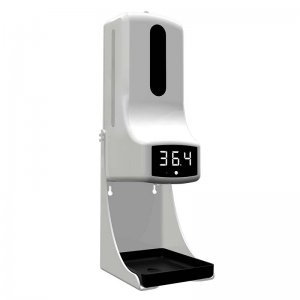 Touchless Thermometer with Hand Sanitizer station