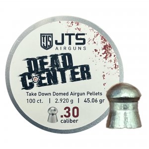 JTS, Dead Center .30 Caliber Pellets, Domed Tip