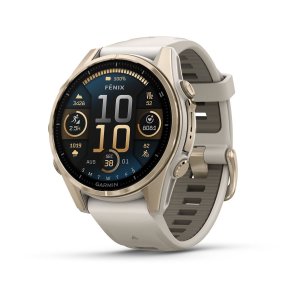 Garmin Fenix 8 Sapphire 43mm – Soft Gold GPS Watch