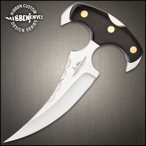Hibben Vulcan Push Dagger - 7" Full-Tang Fixed Blade