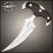 Hibben Vulcan Push Dagger - 7" Full-Tang Fixed Blade