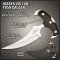 Hibben Vulcan Push Dagger - 7" Full-Tang Fixed Blade